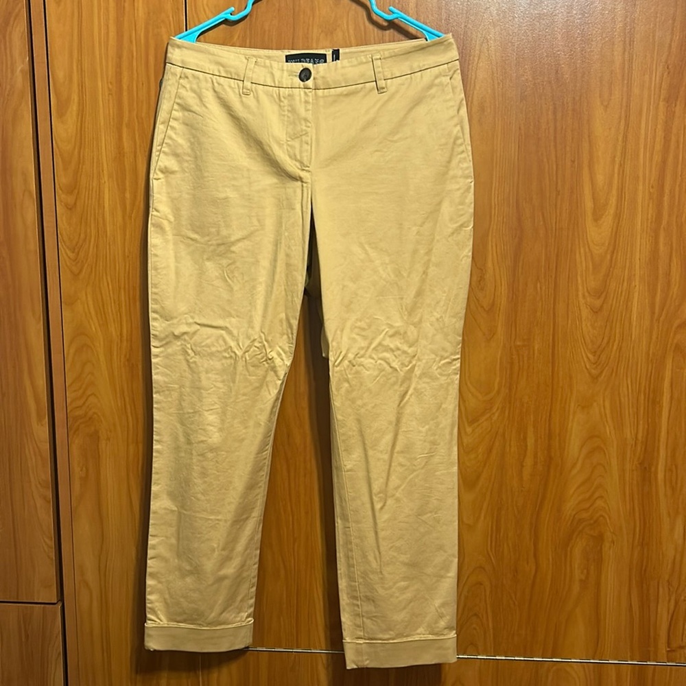Tan pants by Wildfang Essential Trouser
